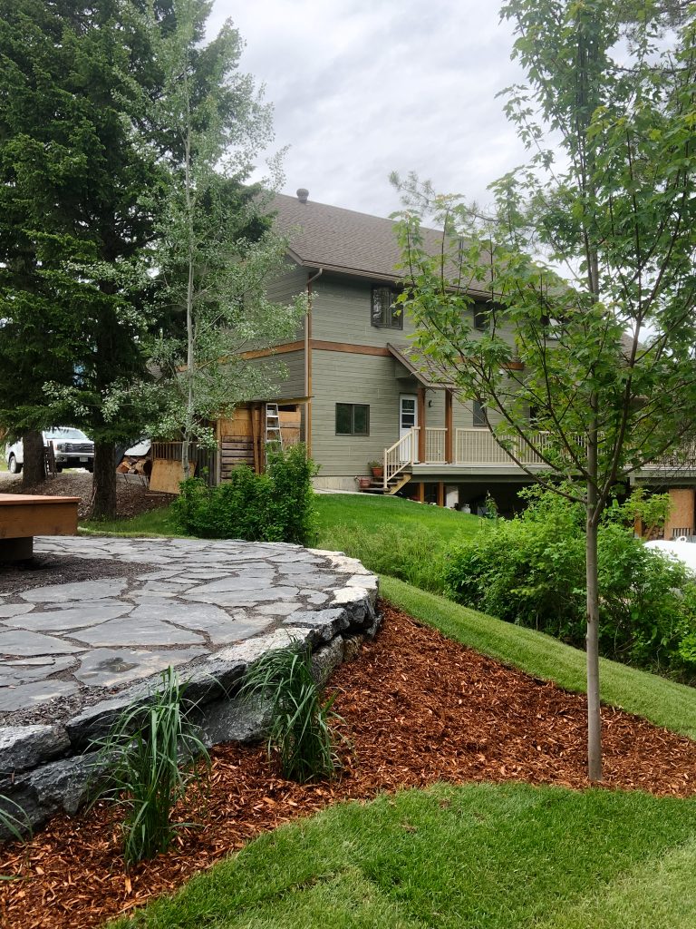flag stone patio