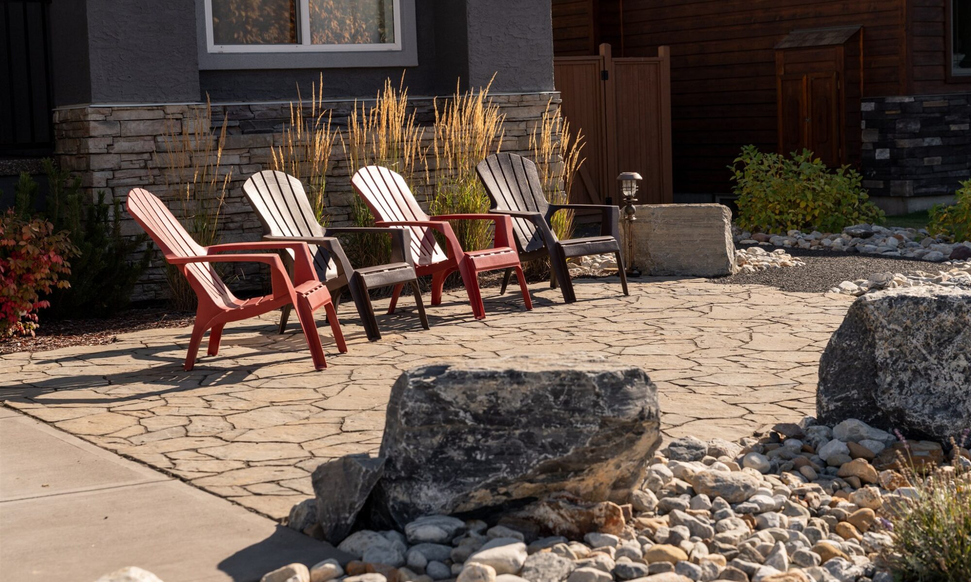 flagstone patio